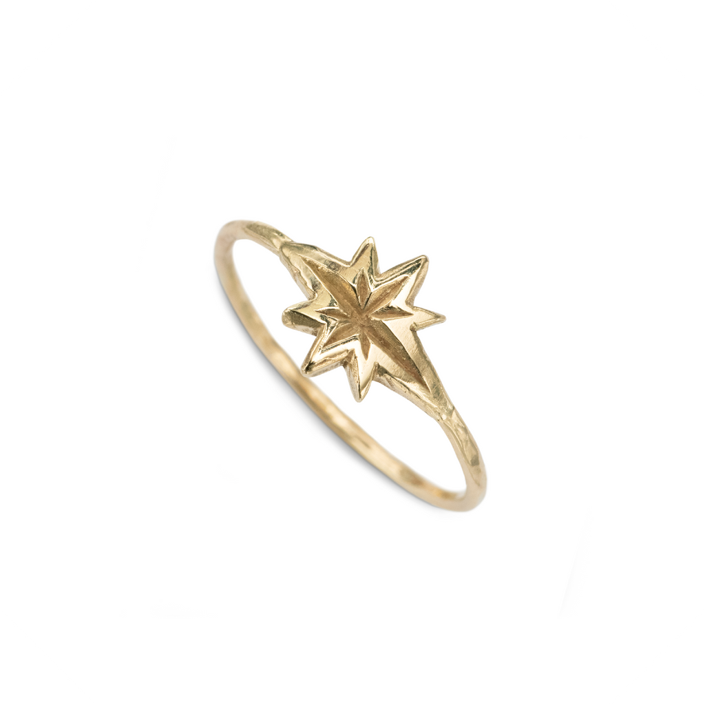 Astrid | Star Stacking Ring 9ct Gold