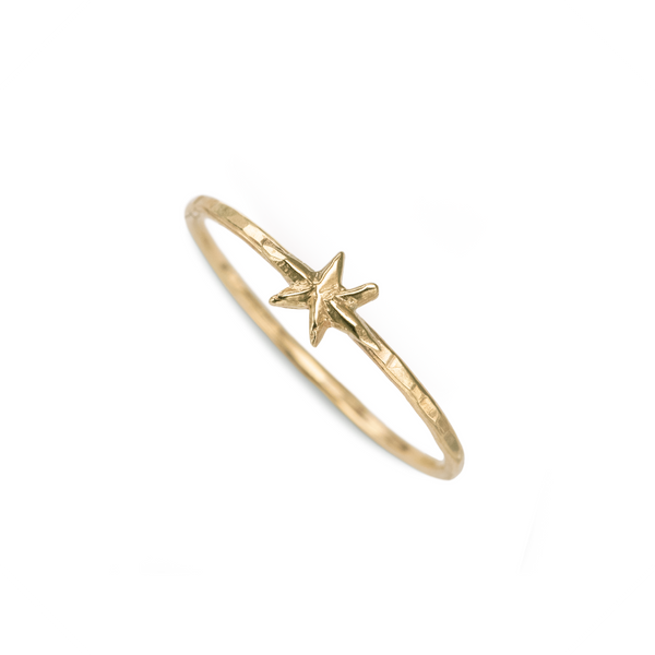 Lyra Star Stacking Ring 9ct Gold