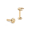Lyra | Star Push-Fit Labret Solid Gold
