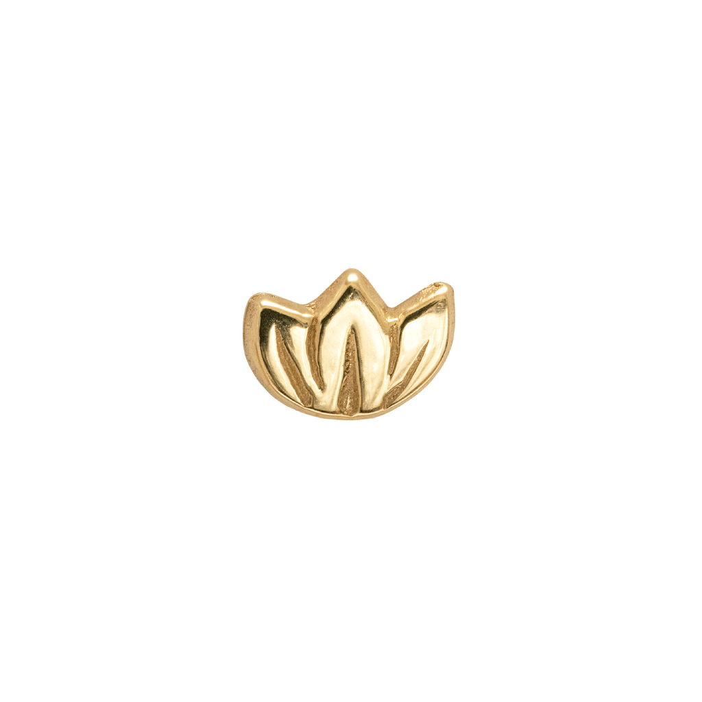 Lotus | Push-Fit Labret 9ct Gold