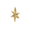 Lyra | Star Push-Fit Labret Solid Gold