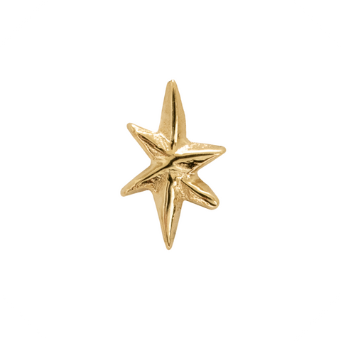 Lyra Star Nose Stud 9k Gold