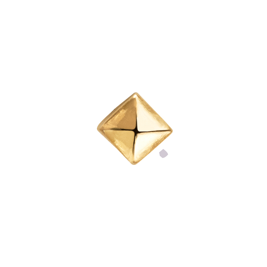 Pyramid | Push-Fit Labret 9ct Gold