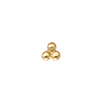 Trinity | Push-Fit Labret 9ct Gold