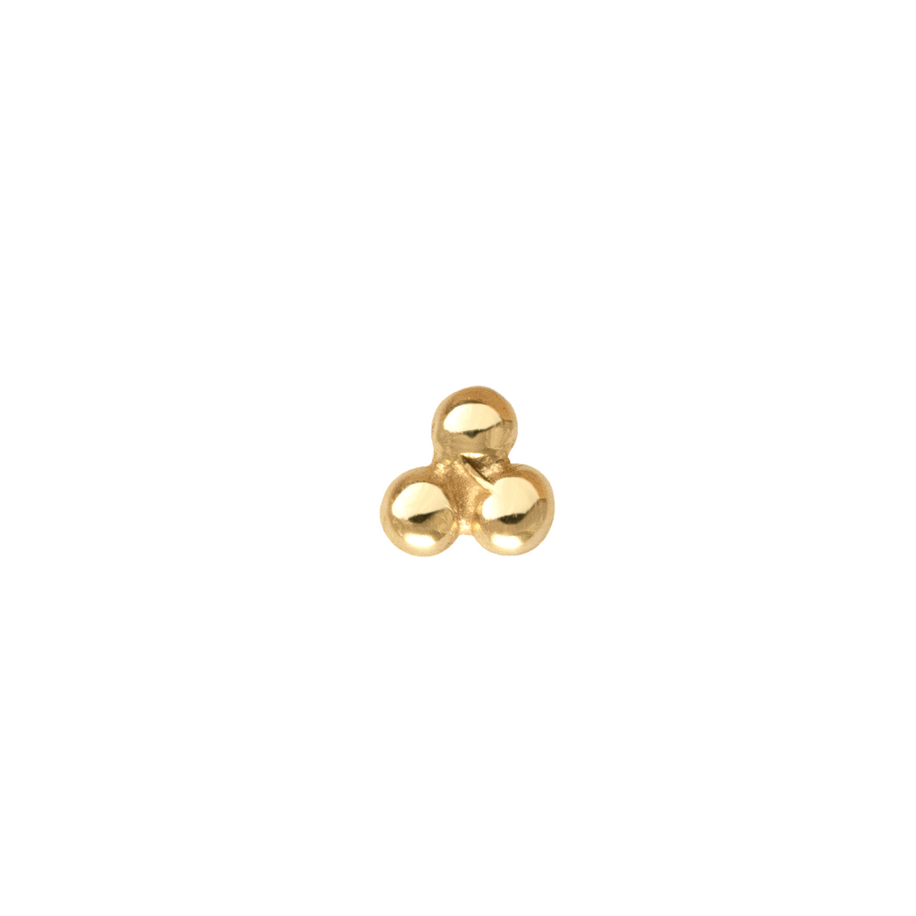 Trinity | Push-Fit Labret 9ct Gold