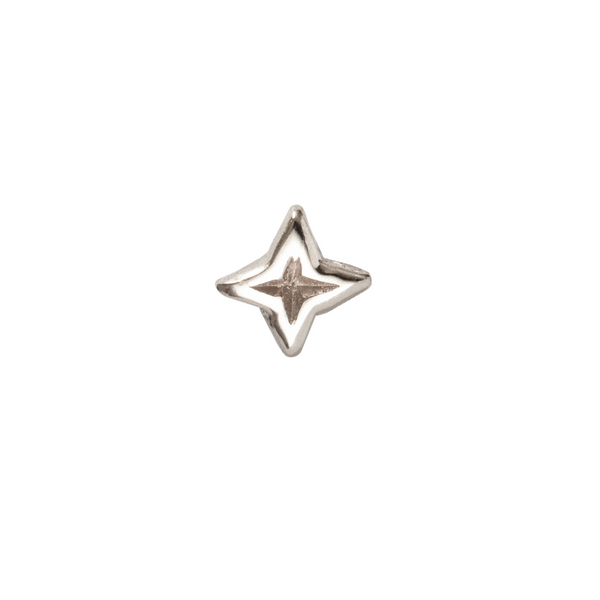 Stella Star Stud Earring 9ct Yellow Gold