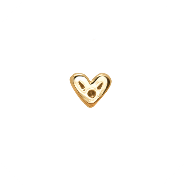 Itty-Bitty Heart Stud Earring 9ct Yellow Gold