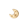 Celeste Moon Push-Fit Labret 9ct Gold