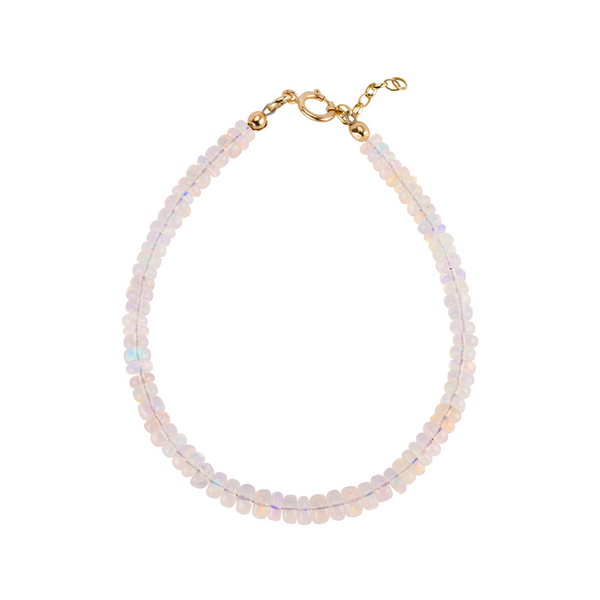 Layla Opal Bracelet | Opal and 9ct Gold Beaded Bracelet