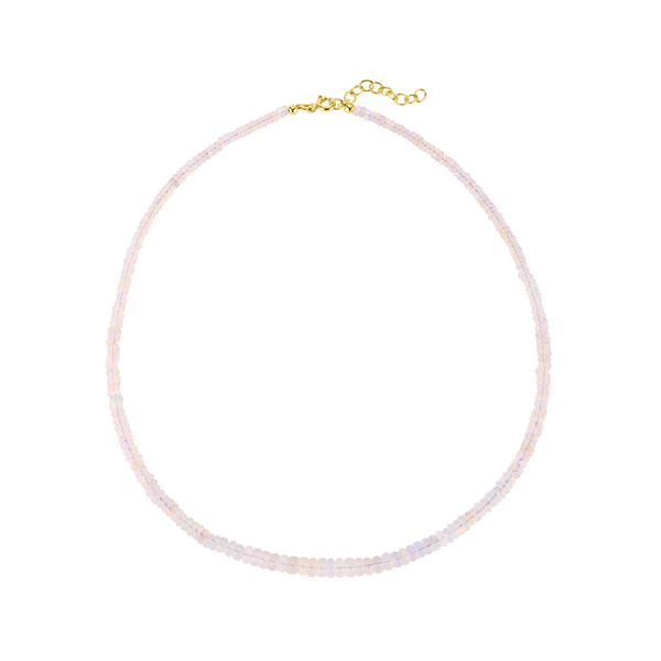 Layla Opal Necklace | Opal and 9ct Gold Beaded Necklace