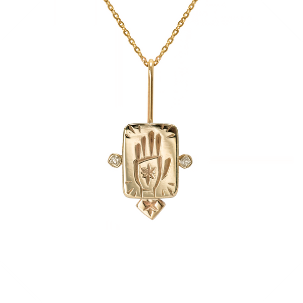 The Magician | 9ct Gold Tarot Gemstone Necklace