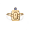 The Hermit 9k Yellow Gold Tarot Ring