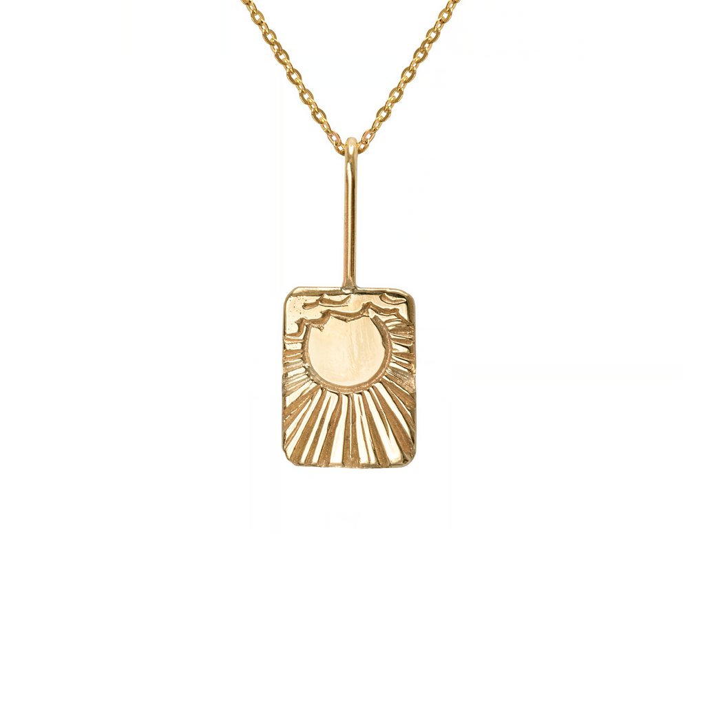 The Sun | 9ct Gold Tarot Necklace