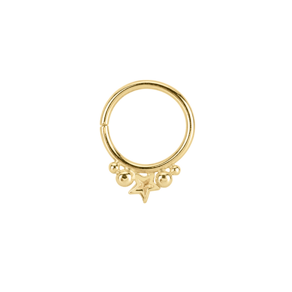Zelda Star Piercing Ring